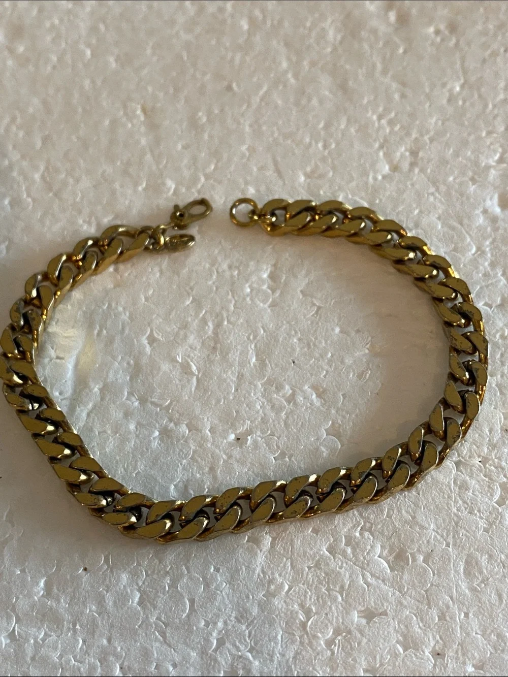 Monet Gold-Tone Curb Chain Bracelet for Men or Women